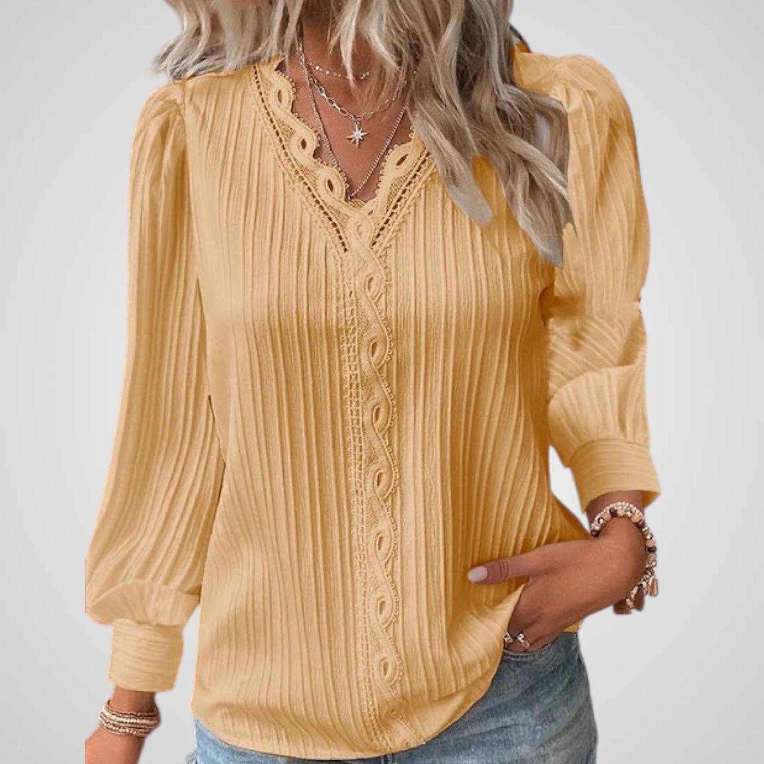 Alison | Blusa Feminina - Plissada Ajuste Confortável