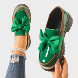 Mónica | Confortáveis loafers slip-on femininos com sola grossa antiderrapante