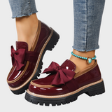 Mónica | Confortáveis loafers slip-on femininos com sola grossa antiderrapante