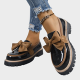 Mónica | Confortáveis loafers slip-on femininos com sola grossa antiderrapante
