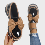 Mónica | Confortáveis loafers slip-on femininos com sola grossa antiderrapante
