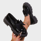 Mónica | Confortáveis loafers slip-on femininos com sola grossa antiderrapante