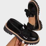 Mónica | Confortáveis loafers slip-on femininos com sola grossa antiderrapante