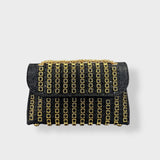 Stellina | Elegant shoulder bag with chain and colored diamonds