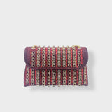 Stellina | Elegant shoulder bag with chain and colored diamonds