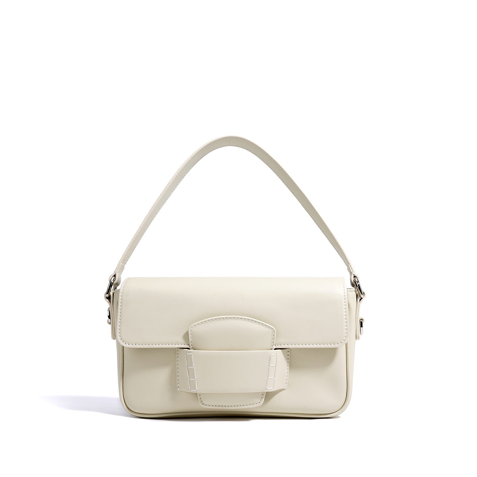 Ismene | Minimalist handbag with a folding flap