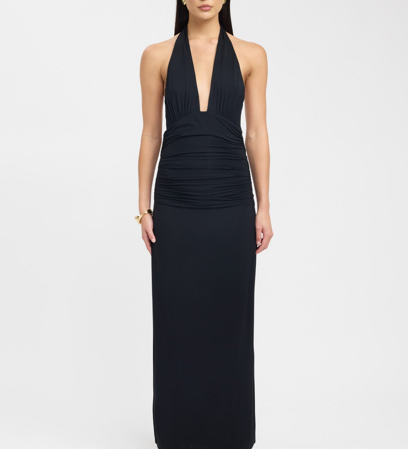 Sariah - Elegante Halter Maxi Φόρεμα