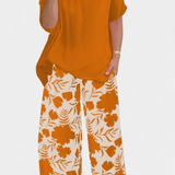 Aivy Floral Two Piece Loose Fit Set