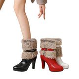 Carmen – Μπότες από Οικολογική Γούνα (Faux Fur Boots)