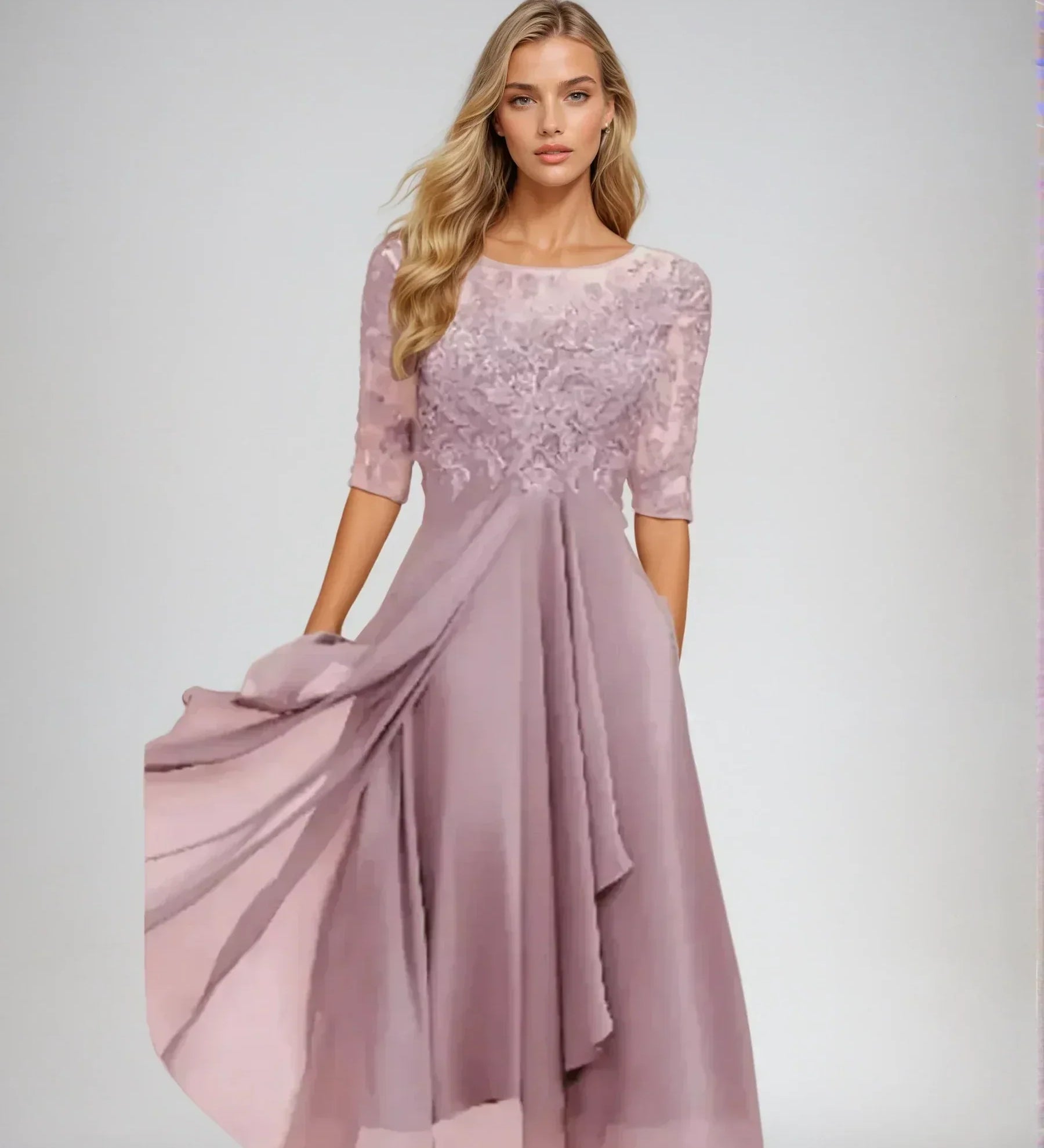 Margherita | Elegante Vestido de Renda para Ocasiões Especiais