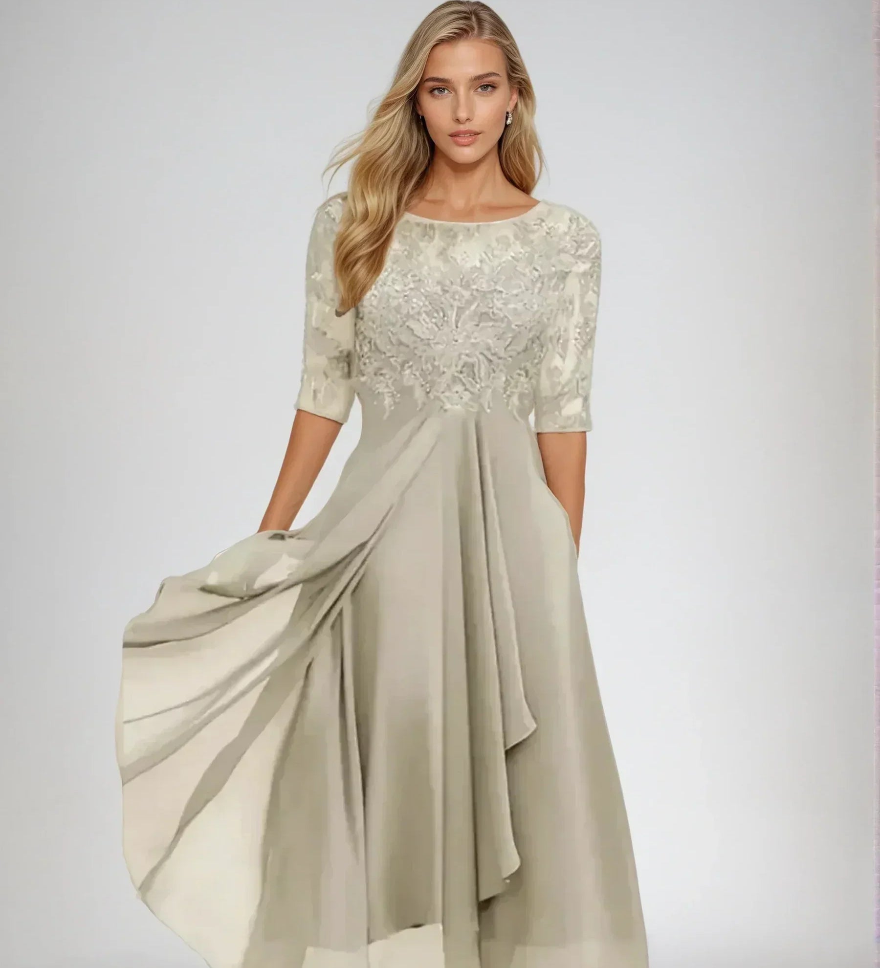 Margherita | Elegante Vestido de Renda para Ocasiões Especiais