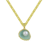 Colar com Design de Concha