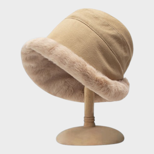 Lyka | Women's Winter Bucket Hat with Rich Fringes – Comfortable, Ear-Protective, Multifunctional Cold Weather Hat