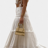 Ilys Romantic Lace Top and Long Voluminous Skirt Set
