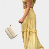 Ilys Romantic Lace Top and Long Voluminous Skirt Set