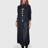 Lena | elegante μακρύ πλεκτό φόρεμα