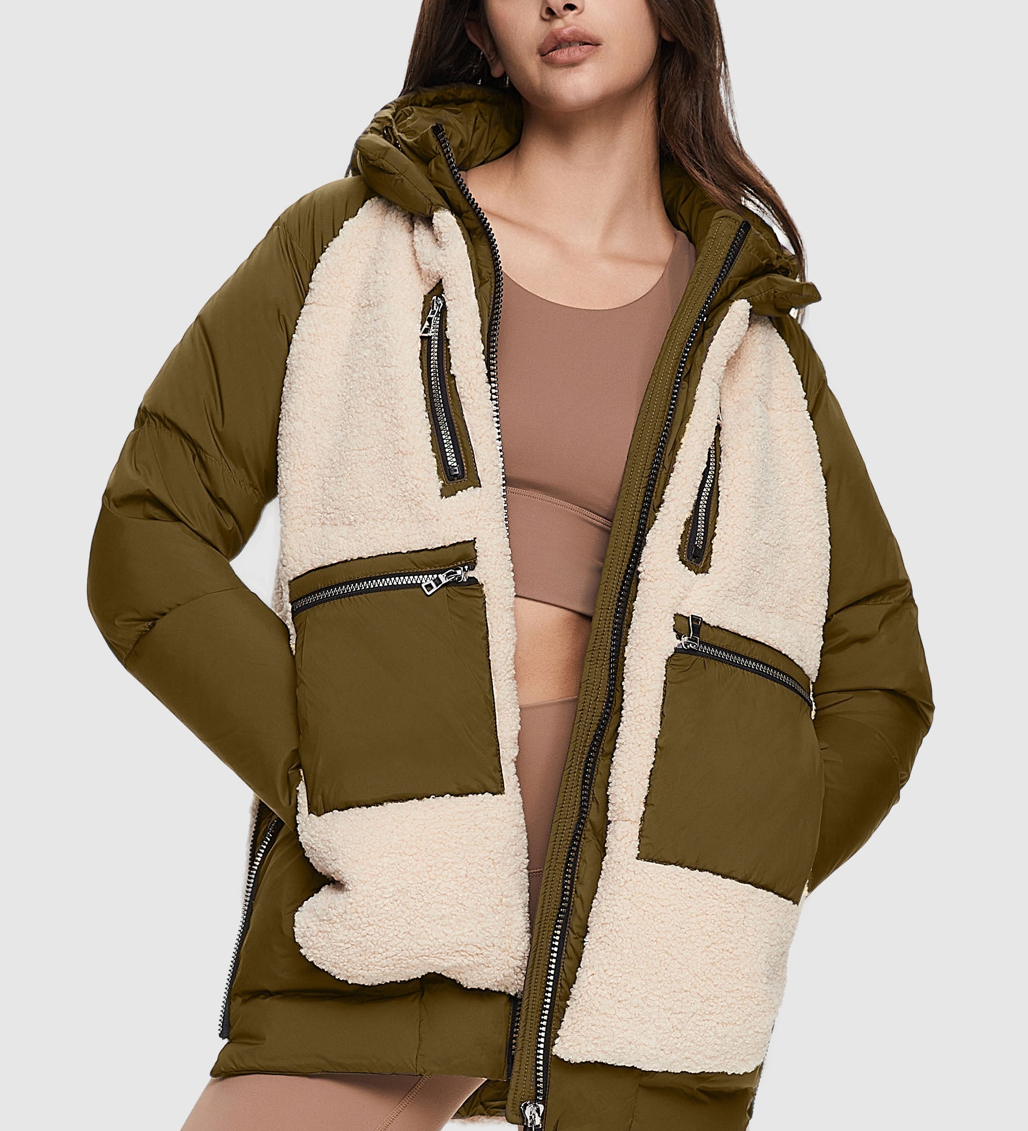 Irene - Fleece Down Puffer