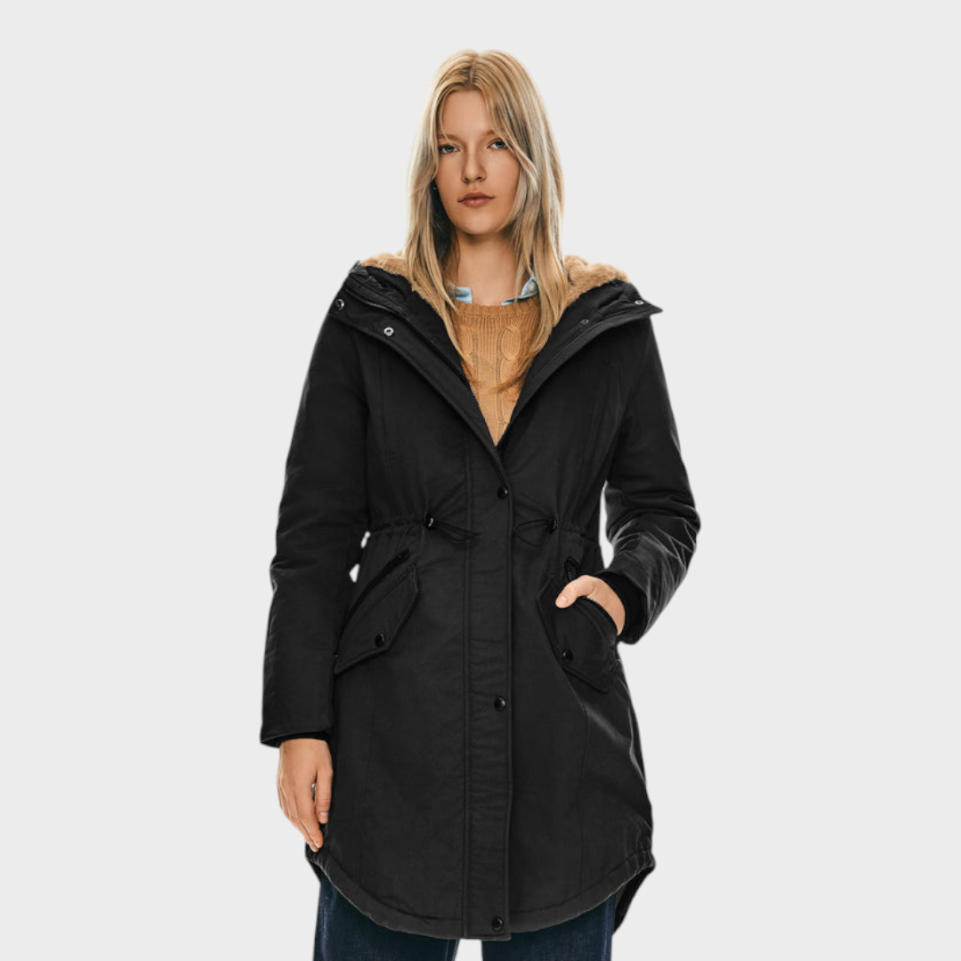 Eilish | Parka με Επένδυση Φλις και Κουκούλα με Τσέπες