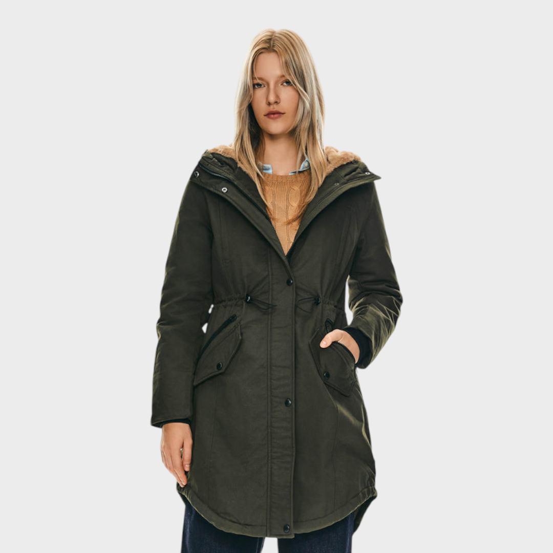 Eilish | Parka με Επένδυση Φλις και Κουκούλα με Τσέπες