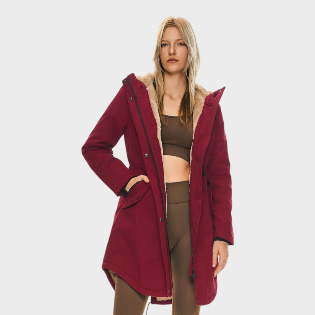 Eilish | Parka με Επένδυση Φλις και Κουκούλα με Τσέπες