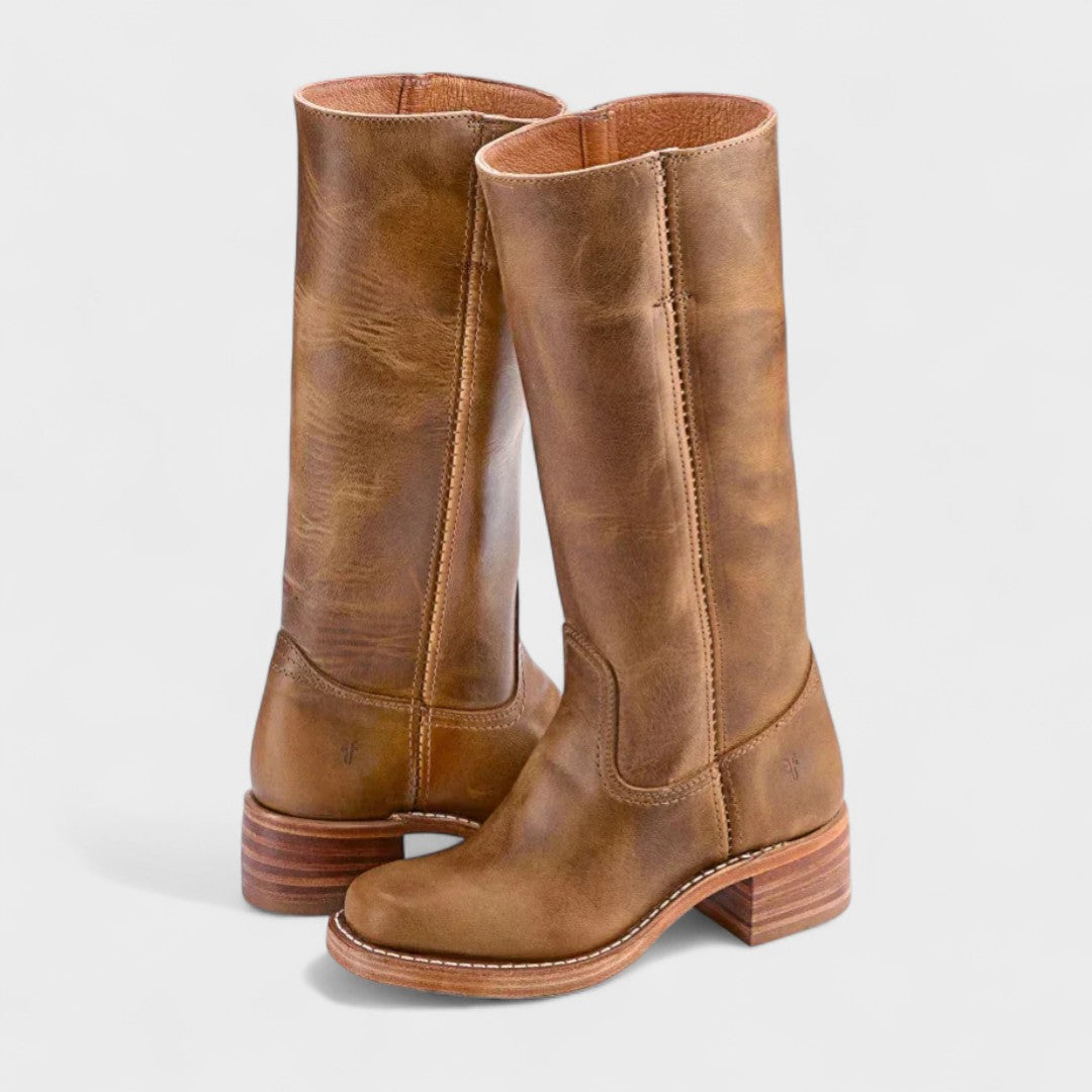 Botas de Equitação Clássicas de Cano Alto