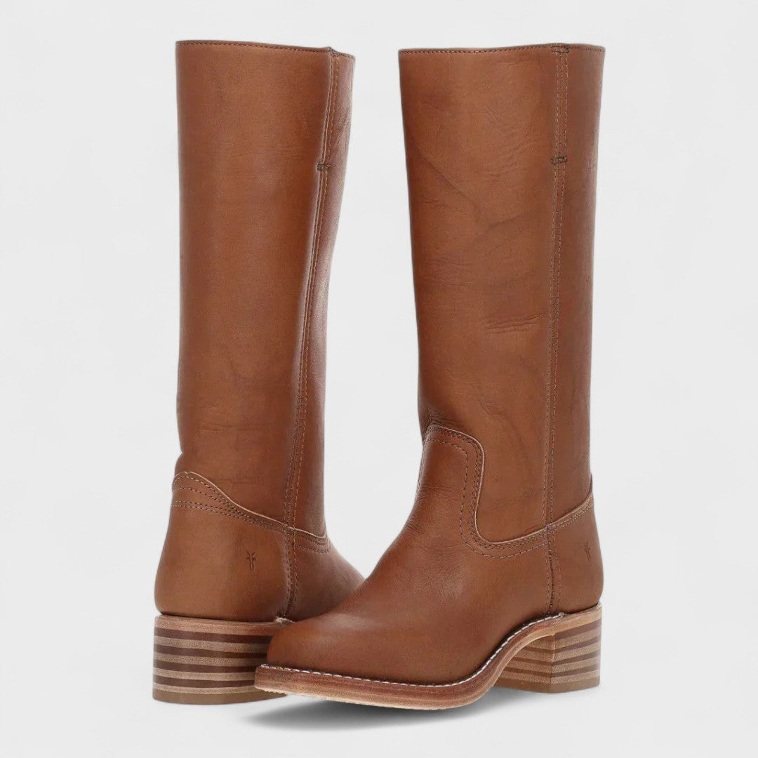 Botas de Equitação Clássicas de Cano Alto