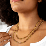 Golden Cuban Link Chain