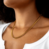 Golden Cuban Link Chain