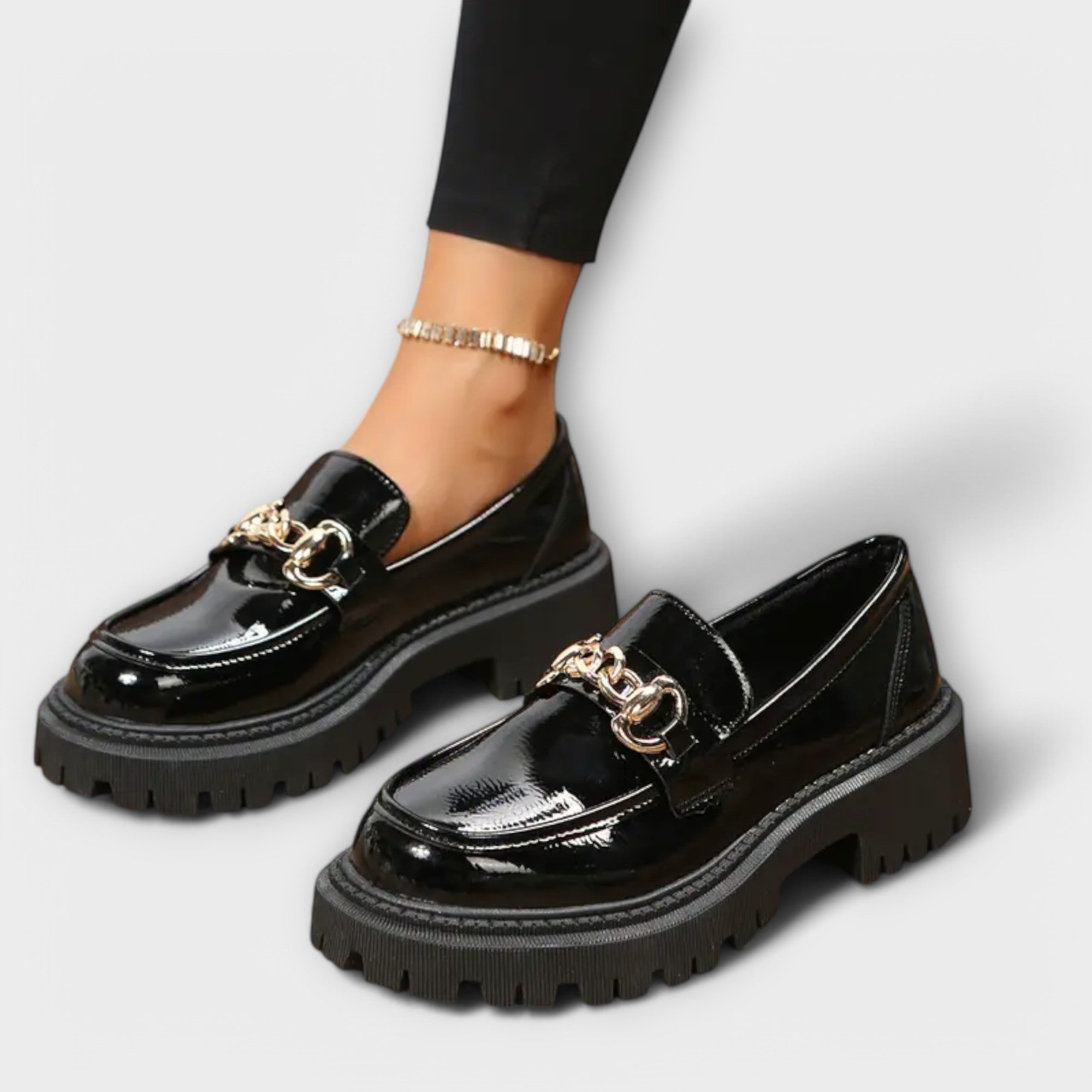 Mocassins de Plataforma para Mulher com Tira