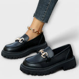 Mocassins de Plataforma para Mulher com Tira