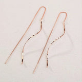 Long Wavy Earrings