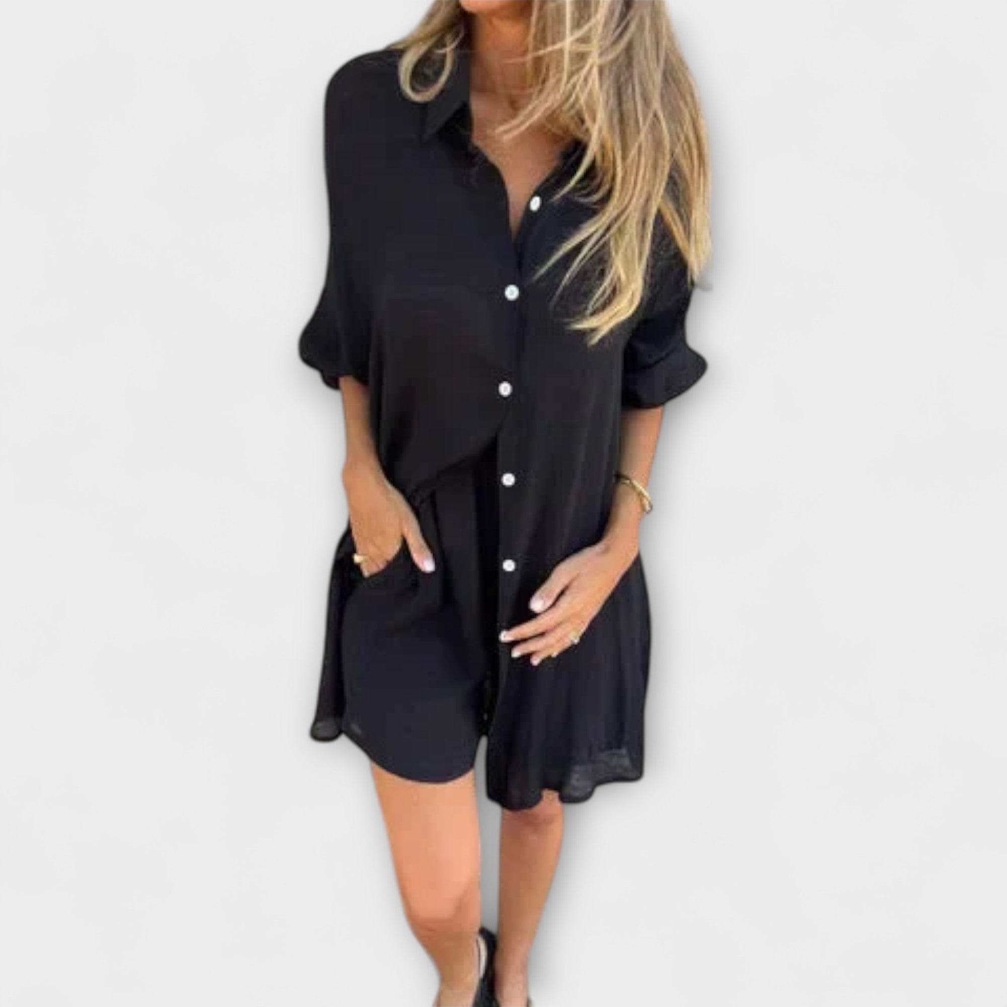 Mirabo - Conjunto de blusa e calções