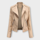Modern Leather Jacket with a Stylish Silhouette and Timeless Elegance