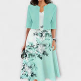 Women's Midi Dress with Blazer