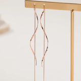 Long Wavy Earrings