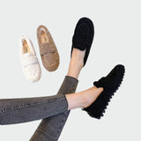 Slippers quentes com design elegante
