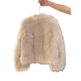 Aurelia Luxe Casaco de Pelo Sintético