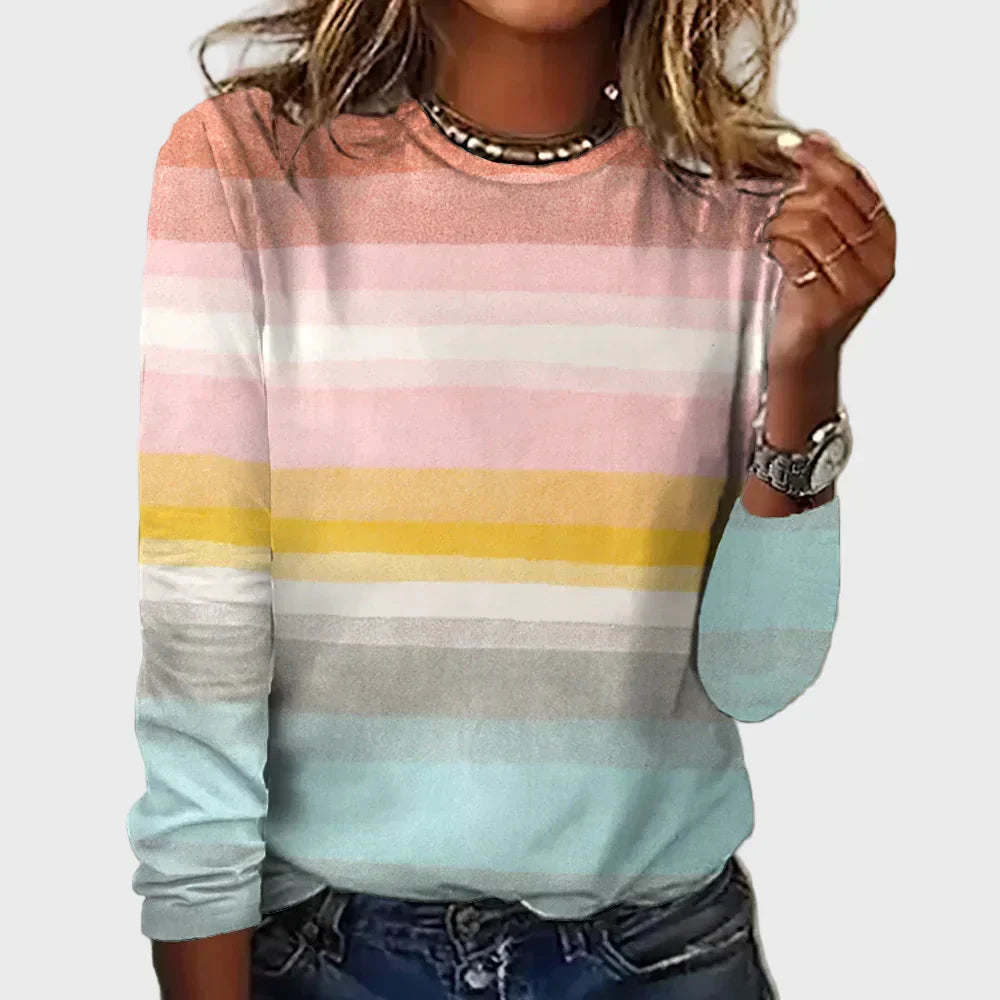 Camisola de Malha de Manga Comprida