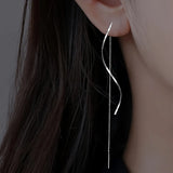 Long Wavy Earrings