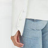 Clara - Casaco com Padrão Ondulado (Wave Cardigan)