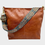 Demetra | Green lightweight PU leather bag for women