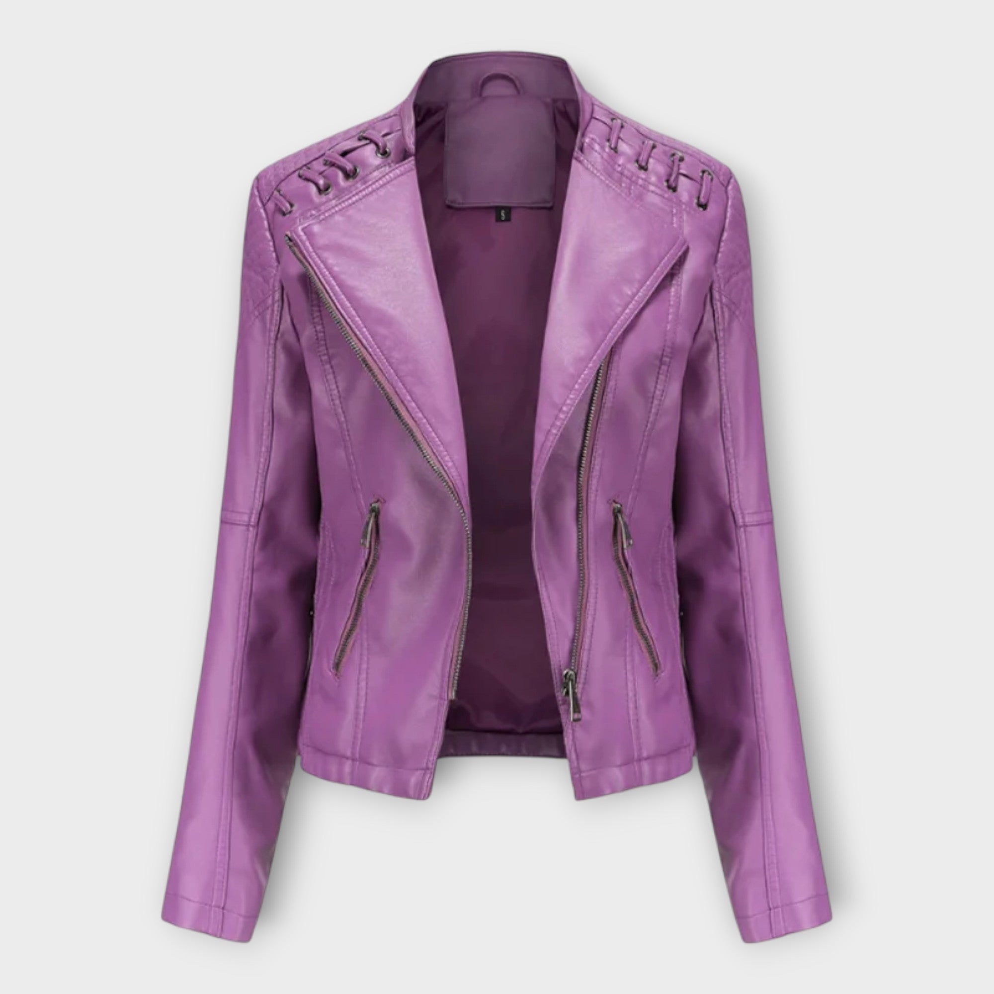Modern Leather Jacket with a Stylish Silhouette and Timeless Elegance