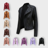 Modern Leather Jacket with a Stylish Silhouette and Timeless Elegance