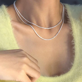 Conjunto de Colares de Prata