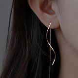 Long Wavy Earrings