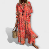Lila — Atraente Vestido Maxi que Cobre a Barriga