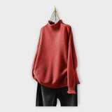 Camisola de malha de gola alta