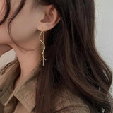 Long Wavy Earrings