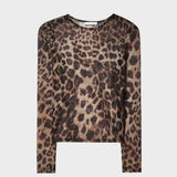 Sharpey | Transparente Top com Padrão Leopardo