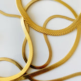 Colar Cobra Brilhante